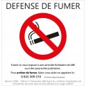 Interdiction de fumer 02 autocollant sticker adhesif