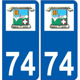 74 Faverges logo sticker plate stickers city
