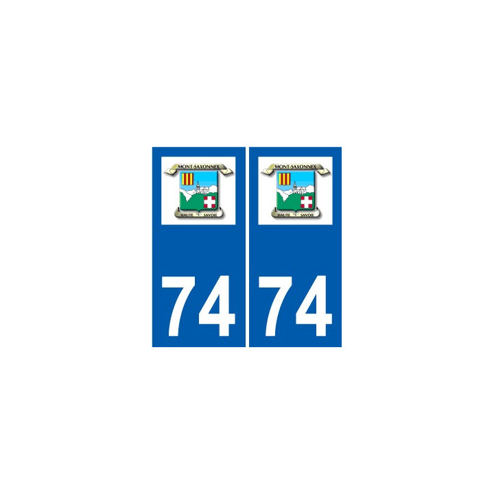 74 Faverges logo sticker plate stickers city