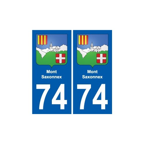 74 Faverges coat of arms sticker plate stickers city