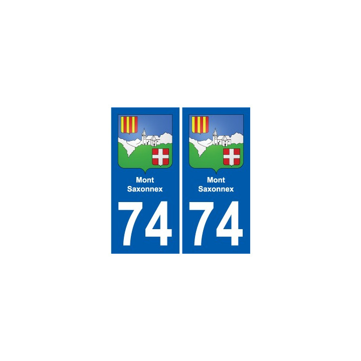 74 Faverges coat of arms sticker plate stickers city