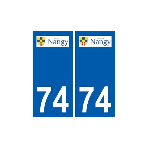 74 Faverges logo autocollant plaque stickers ville