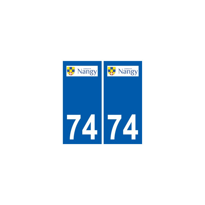 74 Faverges logo sticker plate stickers city