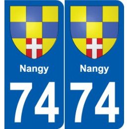 74 Faverges wappen aufkleber typenschild aufkleber stadt