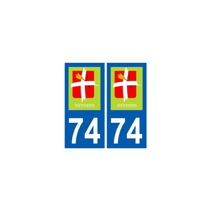 74 Faverges logo autocollant plaque stickers ville