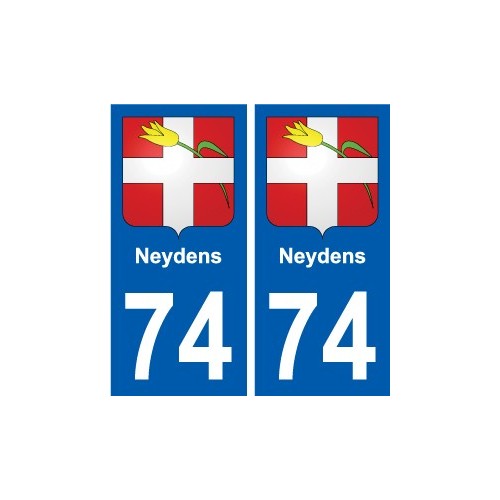 74 Faverges blason autocollant plaque stickers ville