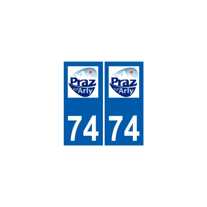 74 Faverges logo sticker plate stickers city