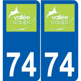 74 Faverges logotipo de la etiqueta engomada de la placa de pegatinas de la ciudad