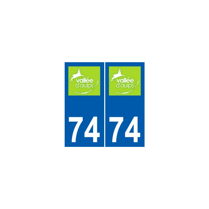 74 Faverges logo sticker plate stickers city