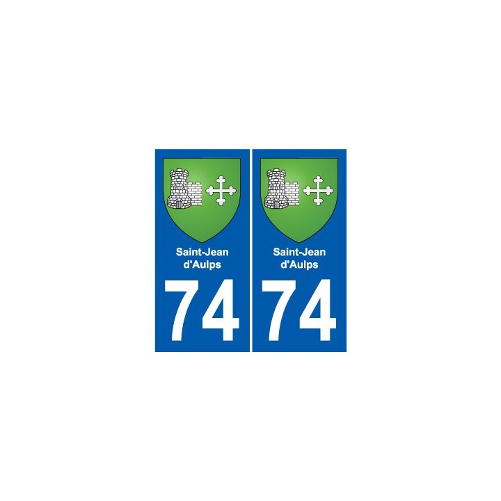 74 Faverges blason autocollant plaque stickers ville