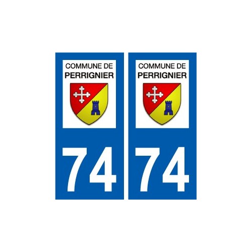 74 Faverges logo sticker plate stickers city