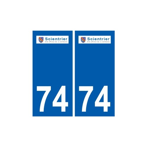 74 Faverges logo adesivo piastra adesivi città