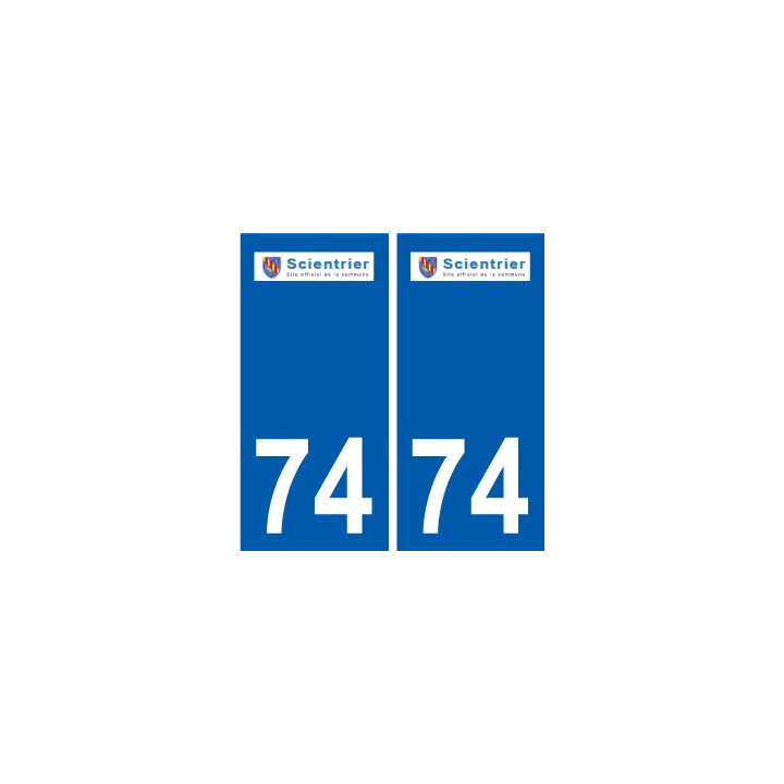 74 Faverges logo sticker plate stickers city