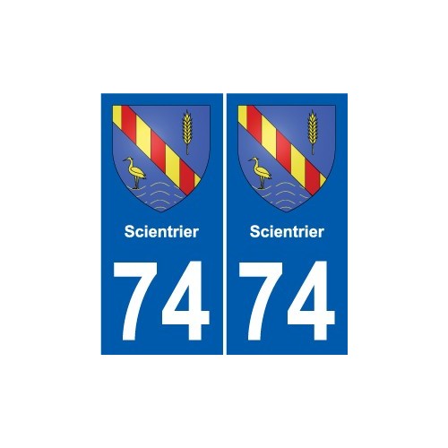 74 Faverges logo sticker plate stickers city