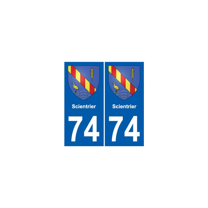 74 Faverges logo sticker plate stickers city