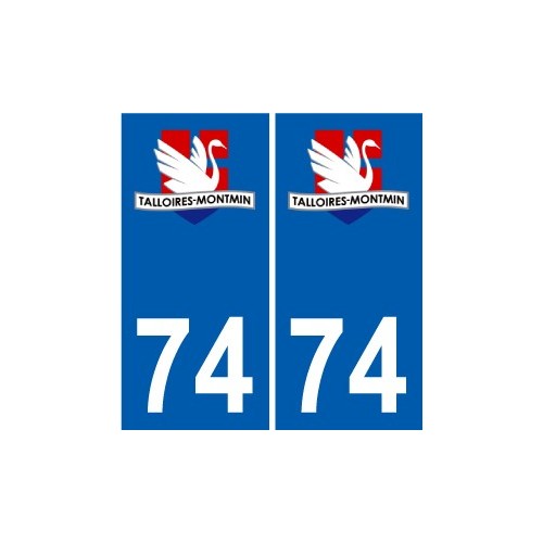 74 Faverges blason autocollant plaque stickers ville