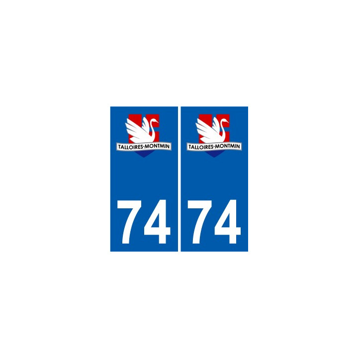 74 Faverges coat of arms sticker plate stickers city