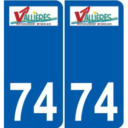 74 Faverges logo sticker plate stickers city