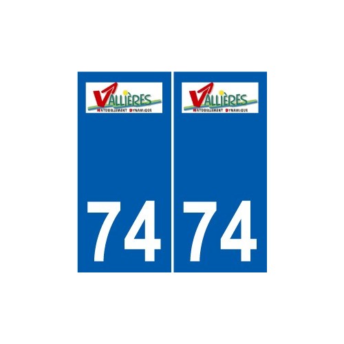 74 Faverges logo autocollant plaque stickers ville