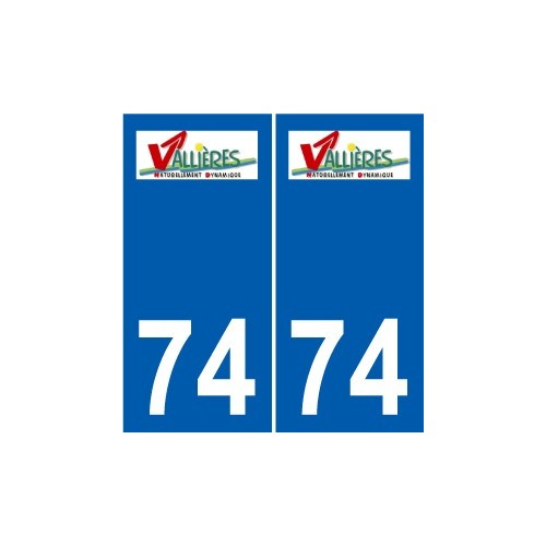 74 Faverges logo autocollant plaque stickers ville