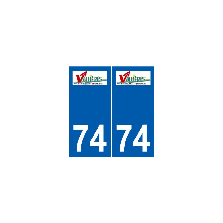 74 Faverges logo autocollant plaque stickers ville