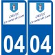 27 Léry logo sticker plate stickers city