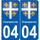 27 de Léry escudo de armas de la etiqueta engomada de la placa de pegatinas de la ciudad