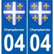 04 Léry blason autocollant plaque stickers ville