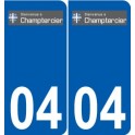 04 Léry logo autocollant plaque stickers ville