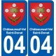 04 Léry blason autocollant plaque stickers ville