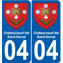 27 de Léry escudo de armas de la etiqueta engomada de la placa de pegatinas de la ciudad
