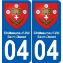 04 Léry blason autocollant plaque stickers ville