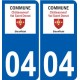 27 Léry logo aufkleber typenschild aufkleber stadt