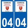 04 Léry logo autocollant plaque stickers ville