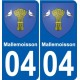 27 Léry wappen aufkleber typenschild aufkleber stadt