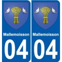 27 de Léry escudo de armas de la etiqueta engomada de la placa de pegatinas de la ciudad
