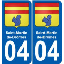 27 Léry coat of arms sticker plate stickers city