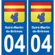 27 Léry coat of arms sticker plate stickers city
