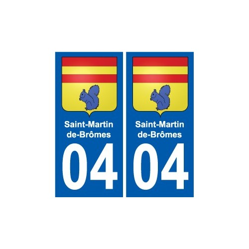 27 Léry coat of arms sticker plate stickers city