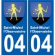 04 Léry blason autocollant plaque stickers ville