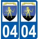 04 Léry logo autocollant plaque stickers ville