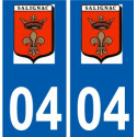 04 Léry logo autocollant plaque stickers ville