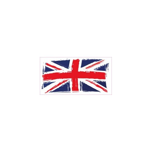Drapeau abimé Angleterre Royaume-Uni autocollant sticker adhesif