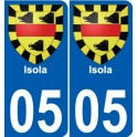 27 Léry coat of arms sticker plate stickers city