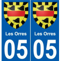 27 Léry stemma adesivo piastra adesivi città