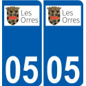 27 Léry logo adesivo piastra adesivi città