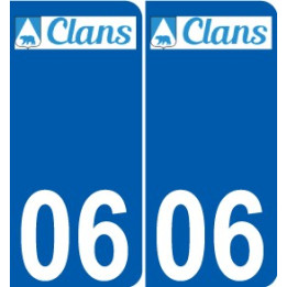 06 Léry logo autocollant plaque stickers ville