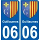 06 Léry blason autocollant plaque stickers ville