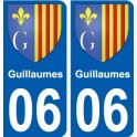27 Léry coat of arms sticker plate stickers city