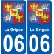 27 Léry coat of arms sticker plate stickers city